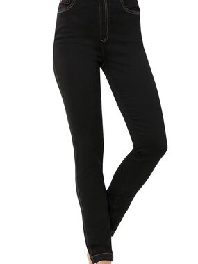 4/6/13. Pajama Jeans Womens High-Rise Black Women’s Skinny Jeans(NWT)